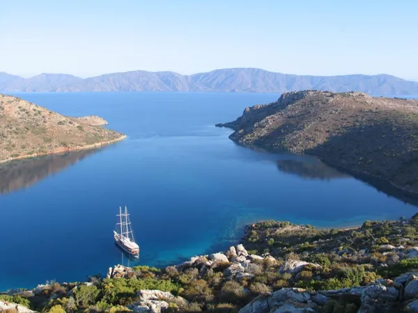 A view of Bozburun with its tranquil bay