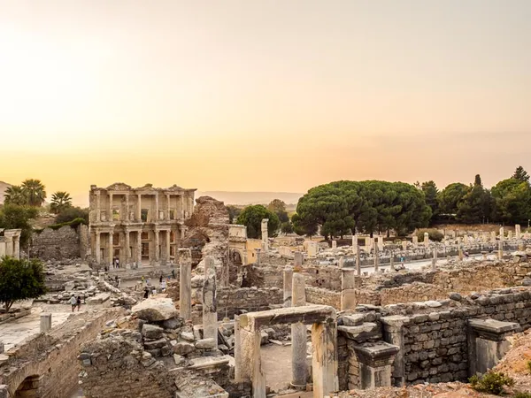 A view of the ancient city of Ephesus