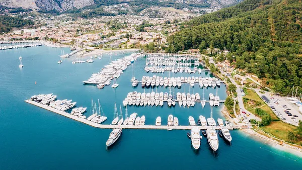 A view of Göcek's serene bay
