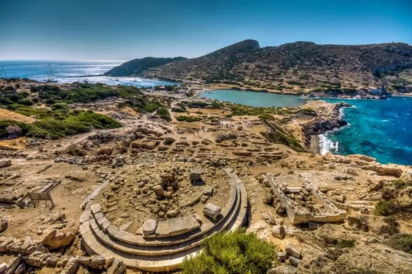 A view of the ancient ruins of Knidos