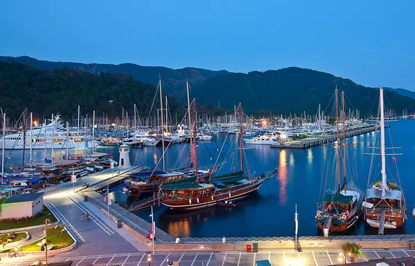 A view of Marmaris's majestic harbor