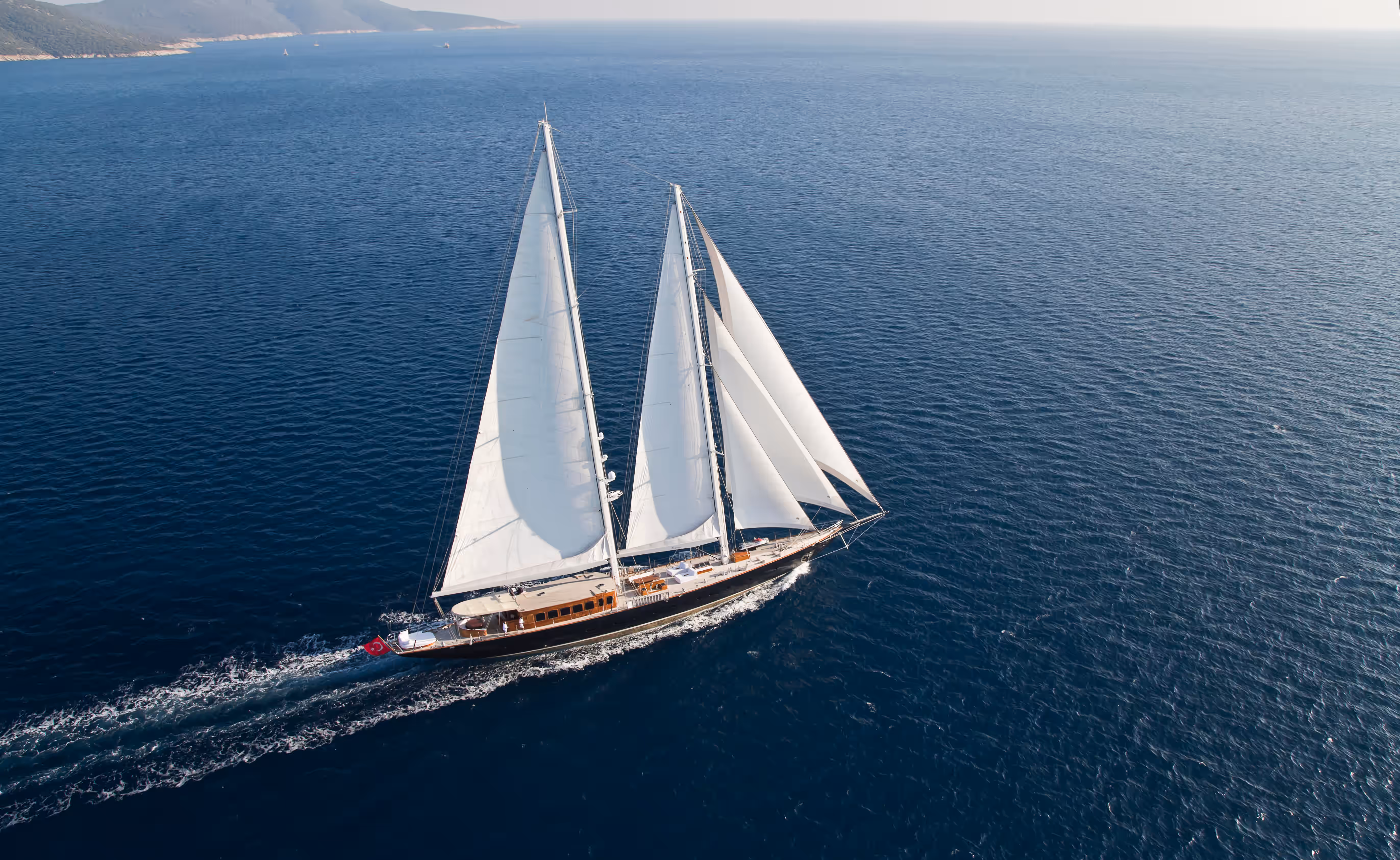 Luxury yacht background