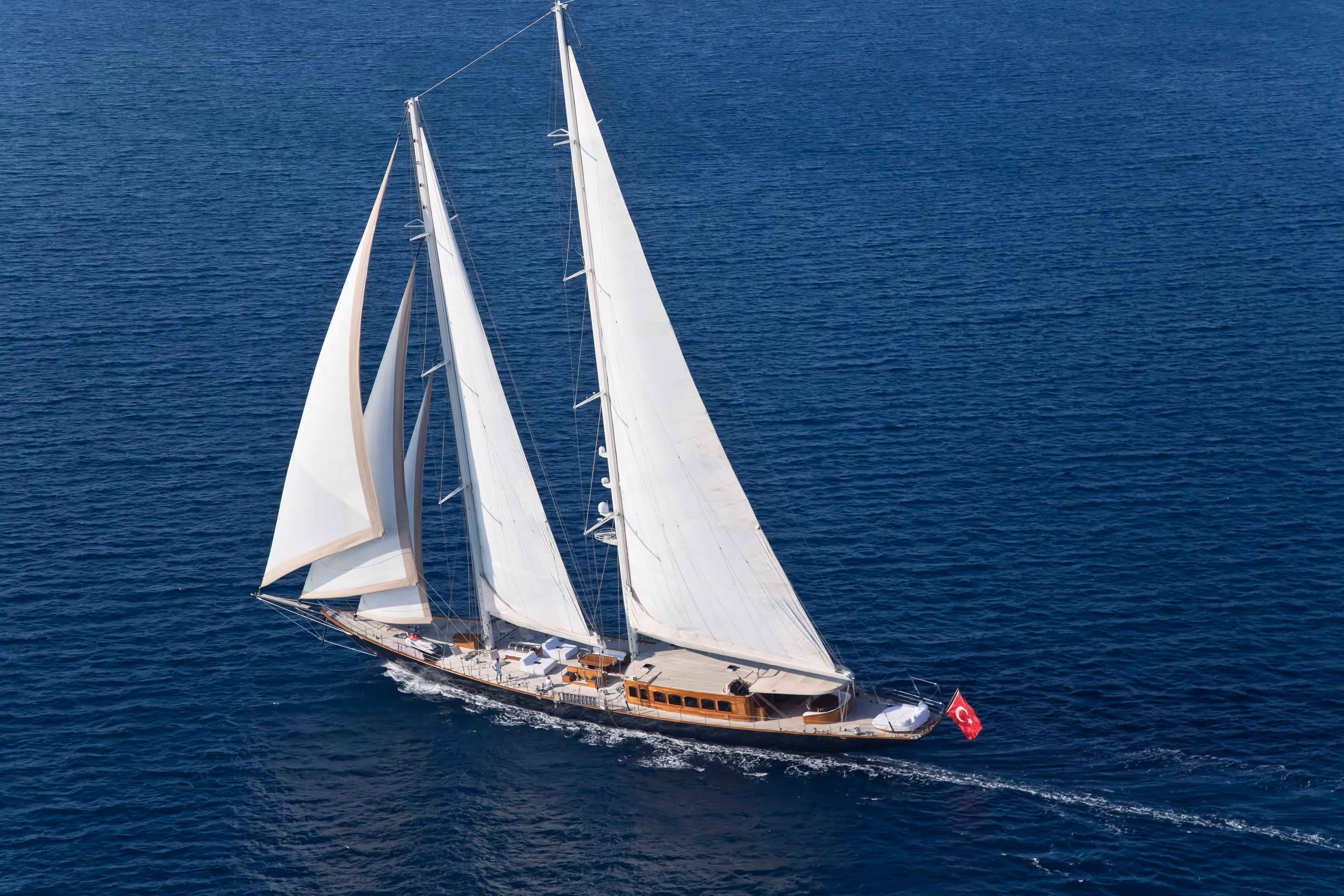Luxury yacht background