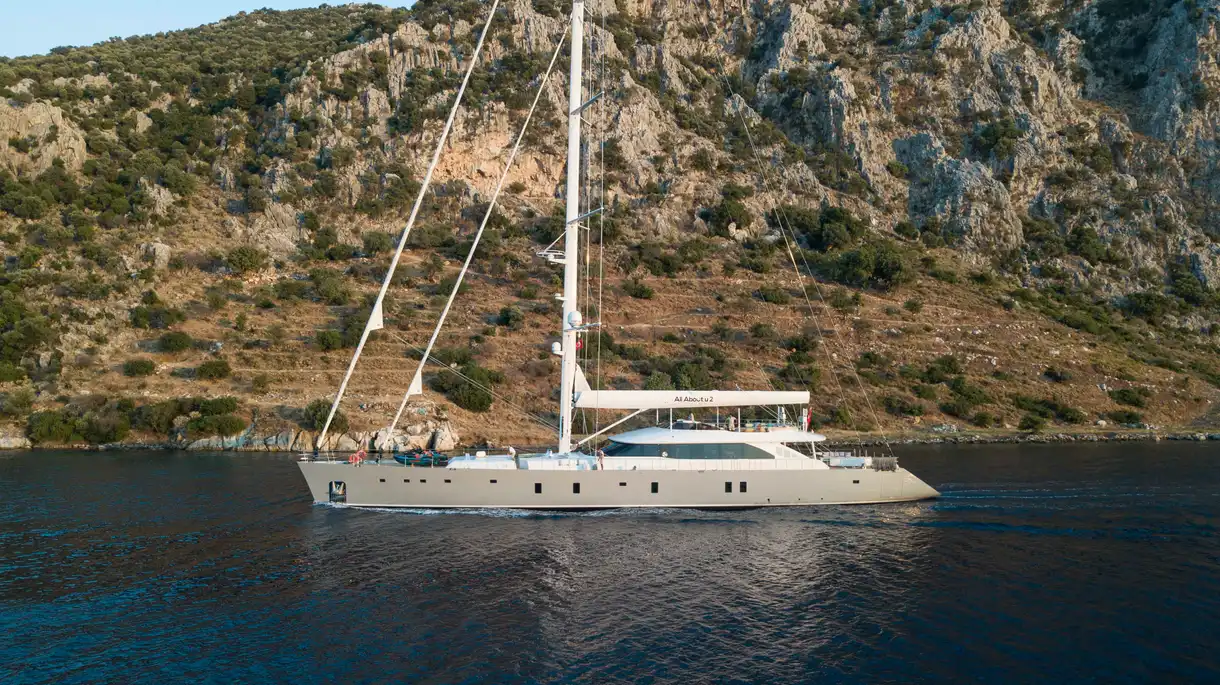 All About You 2 yacht aerial view