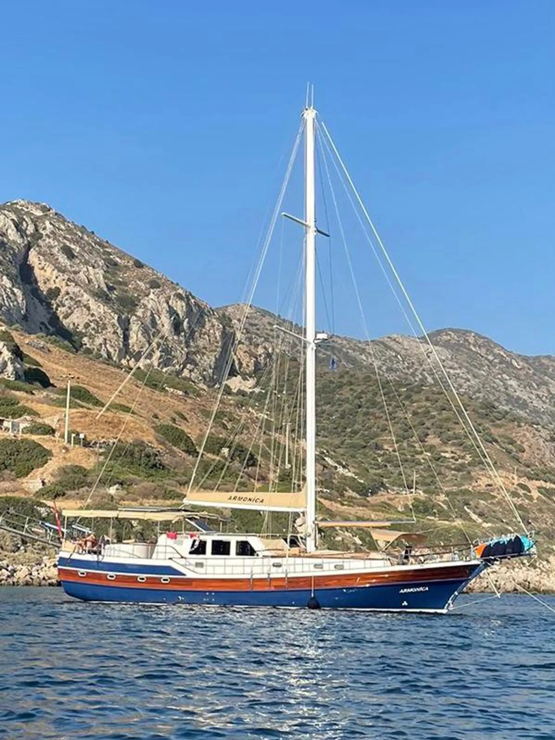 Armonica yacht interior or exterior view