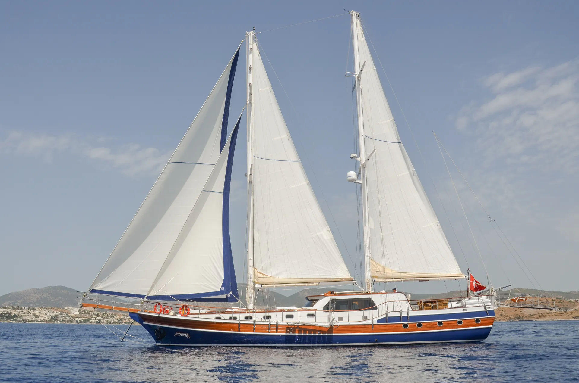 Artemis yacht interior or exterior view