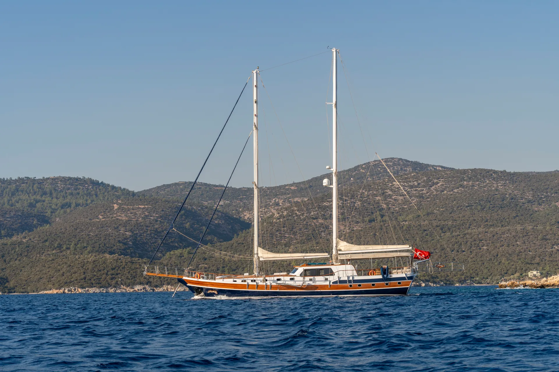 Artemis yacht interior or exterior view