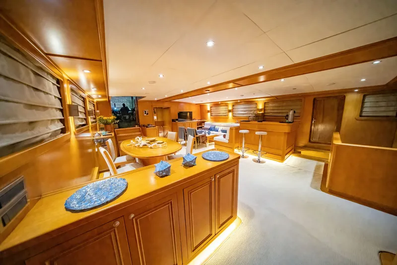 Babylon yacht interior or exterior view