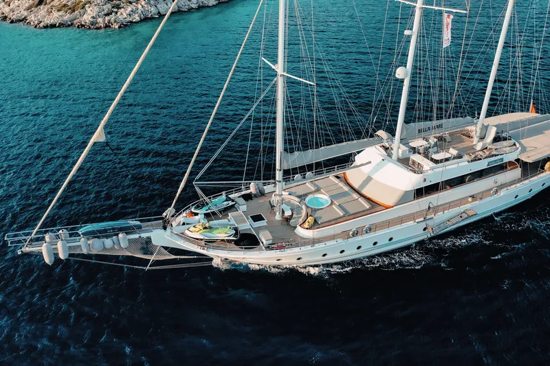 Bella Mare yacht interior or exterior view
