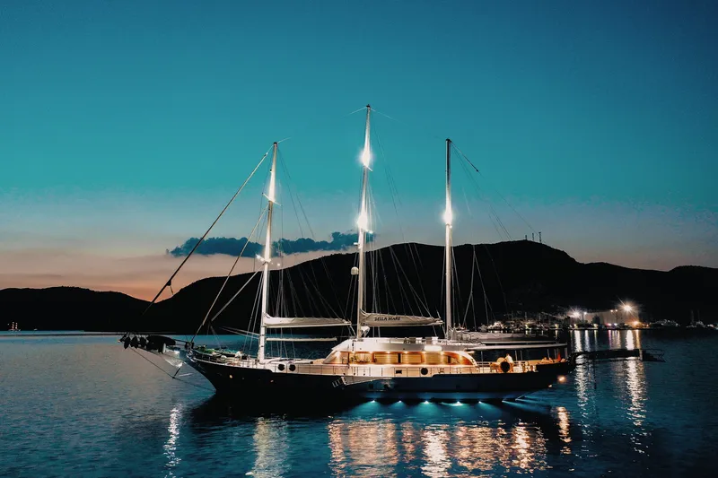 Bella Mare yacht interior or exterior view