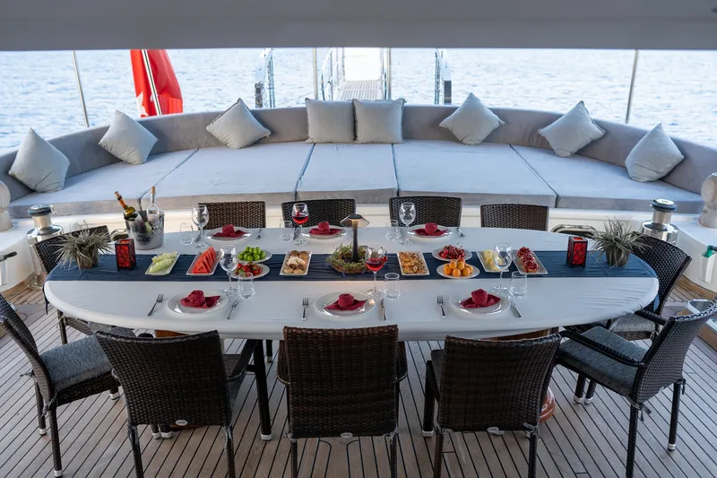 Bella Mare yacht interior or exterior view