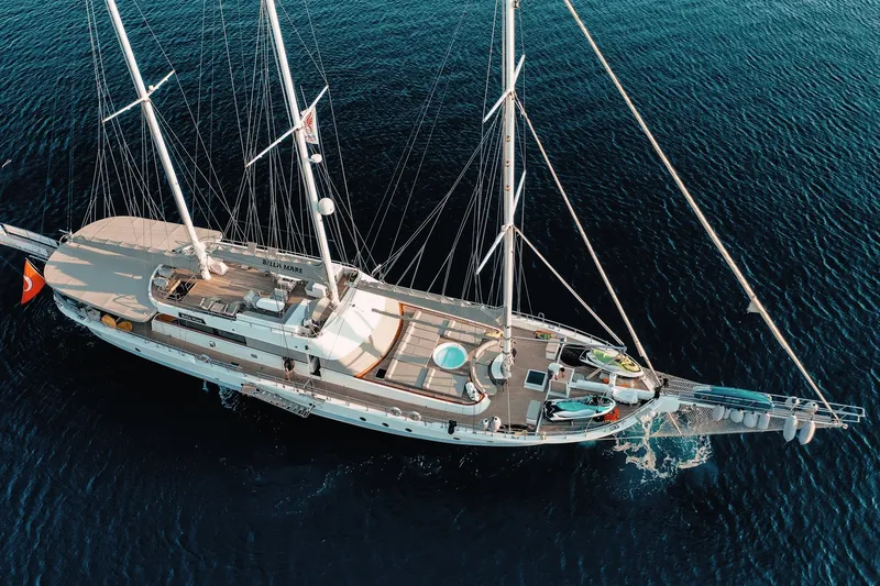 Bella Mare yacht interior or exterior view