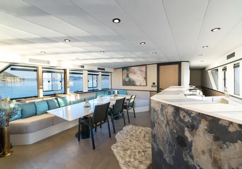 Calm Down yacht interior or exterior view