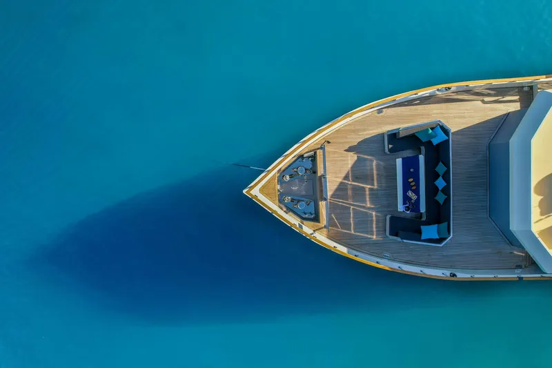 Cinar Yildizi yacht aerial view