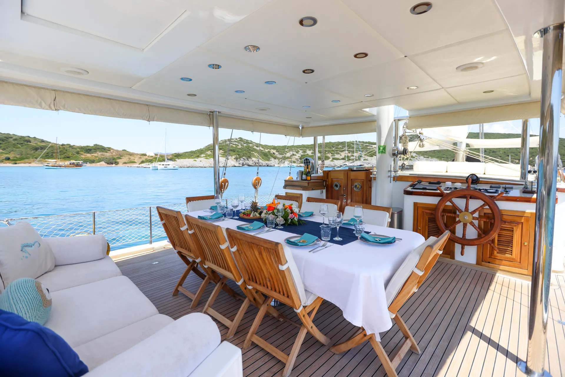 Gazella yacht interior or exterior view