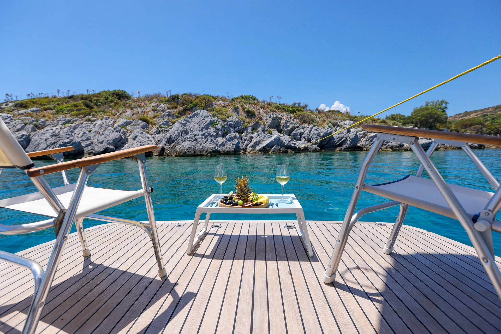 Gazella yacht interior or exterior view