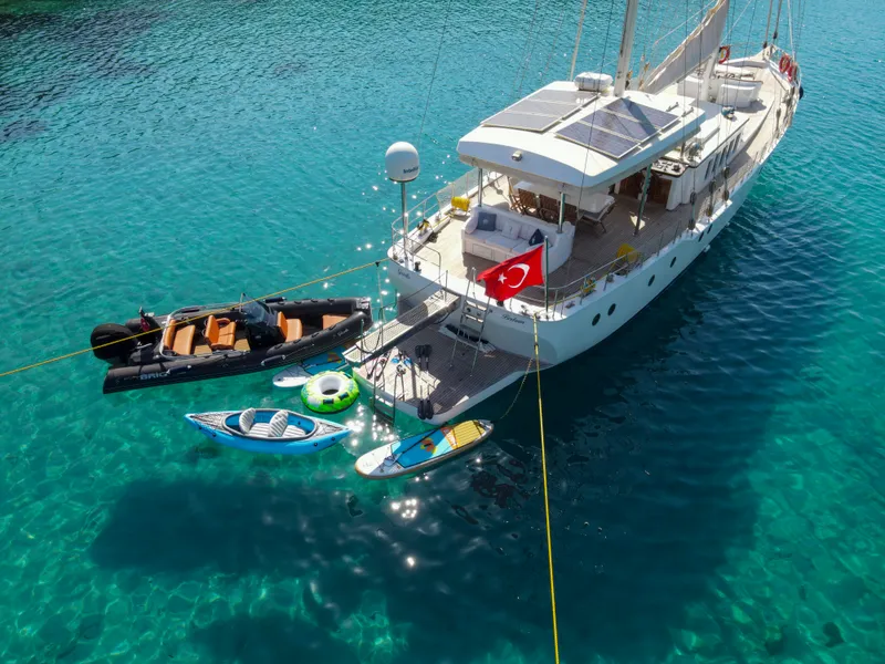 Gazella yacht interior or exterior view