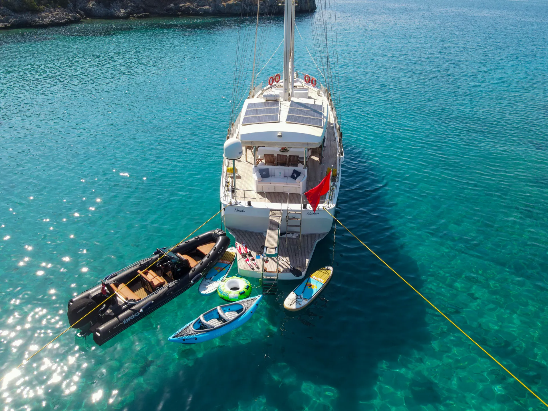 Gazella yacht interior or exterior view
