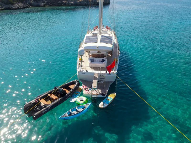 Gazella yacht interior or exterior view