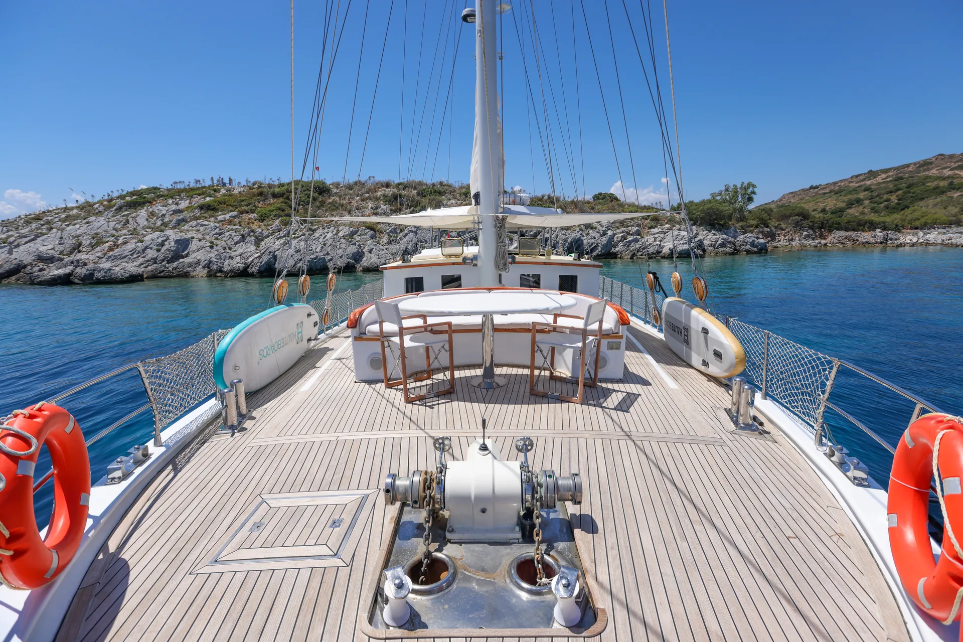 Gazella yacht interior or exterior view