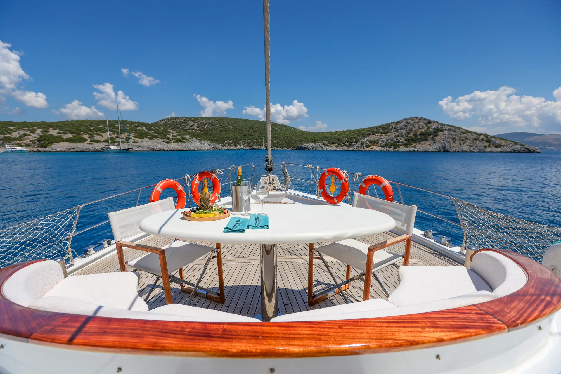 Gazella yacht interior or exterior view