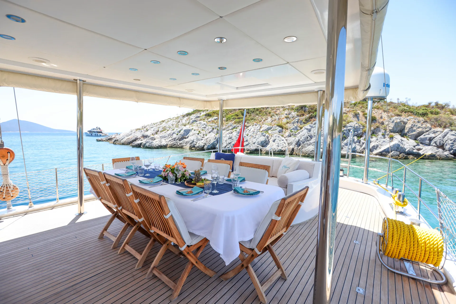 Gazella yacht interior or exterior view