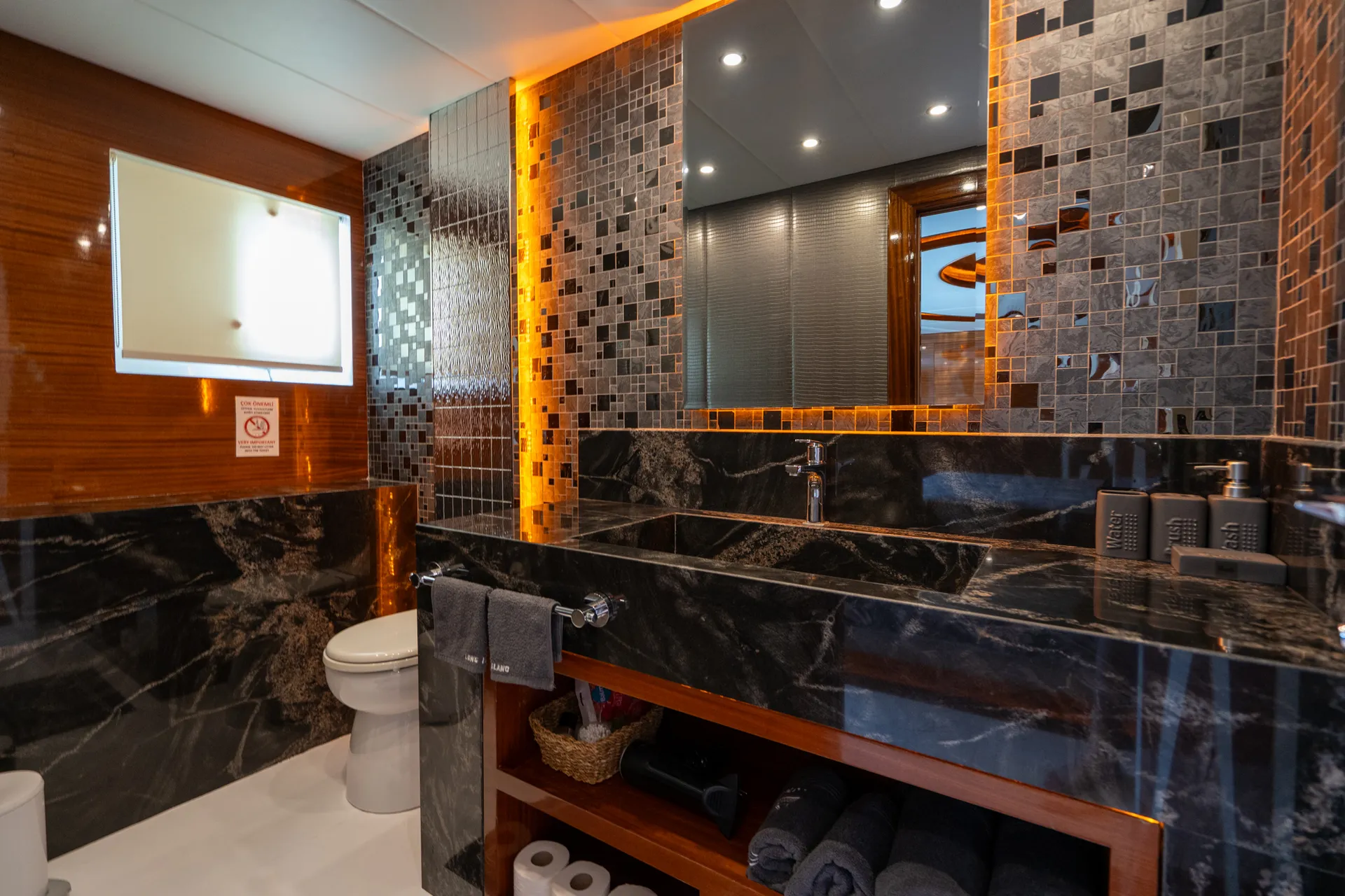 Long Island yacht interior or exterior view