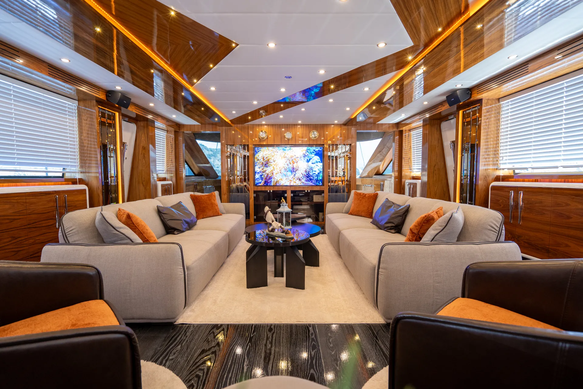 Long Island yacht interior or exterior view