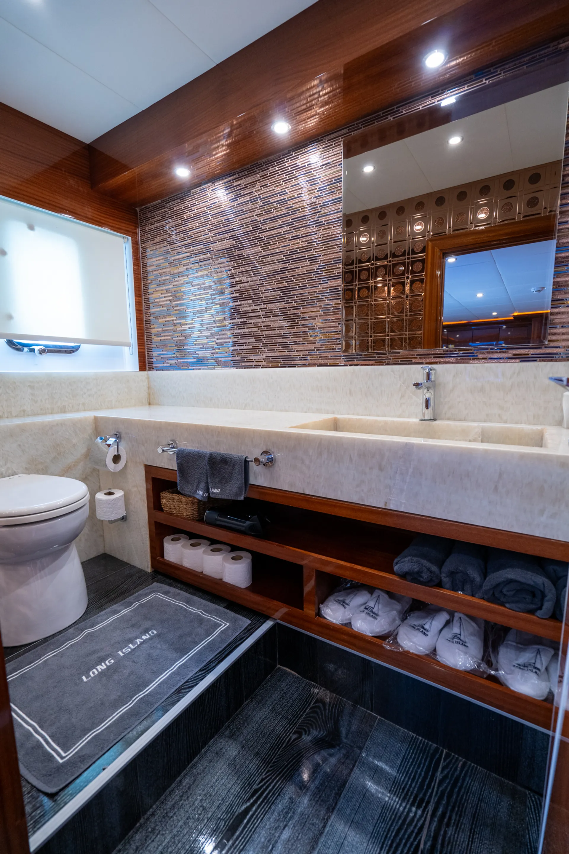 Long Island yacht interior or exterior view