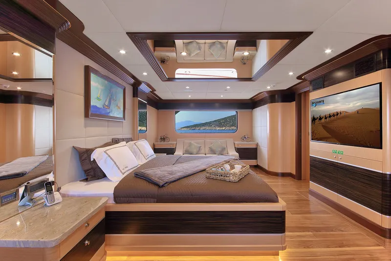 Meira yacht interior or exterior view