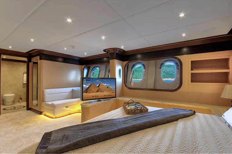 Meira yacht interior or exterior view