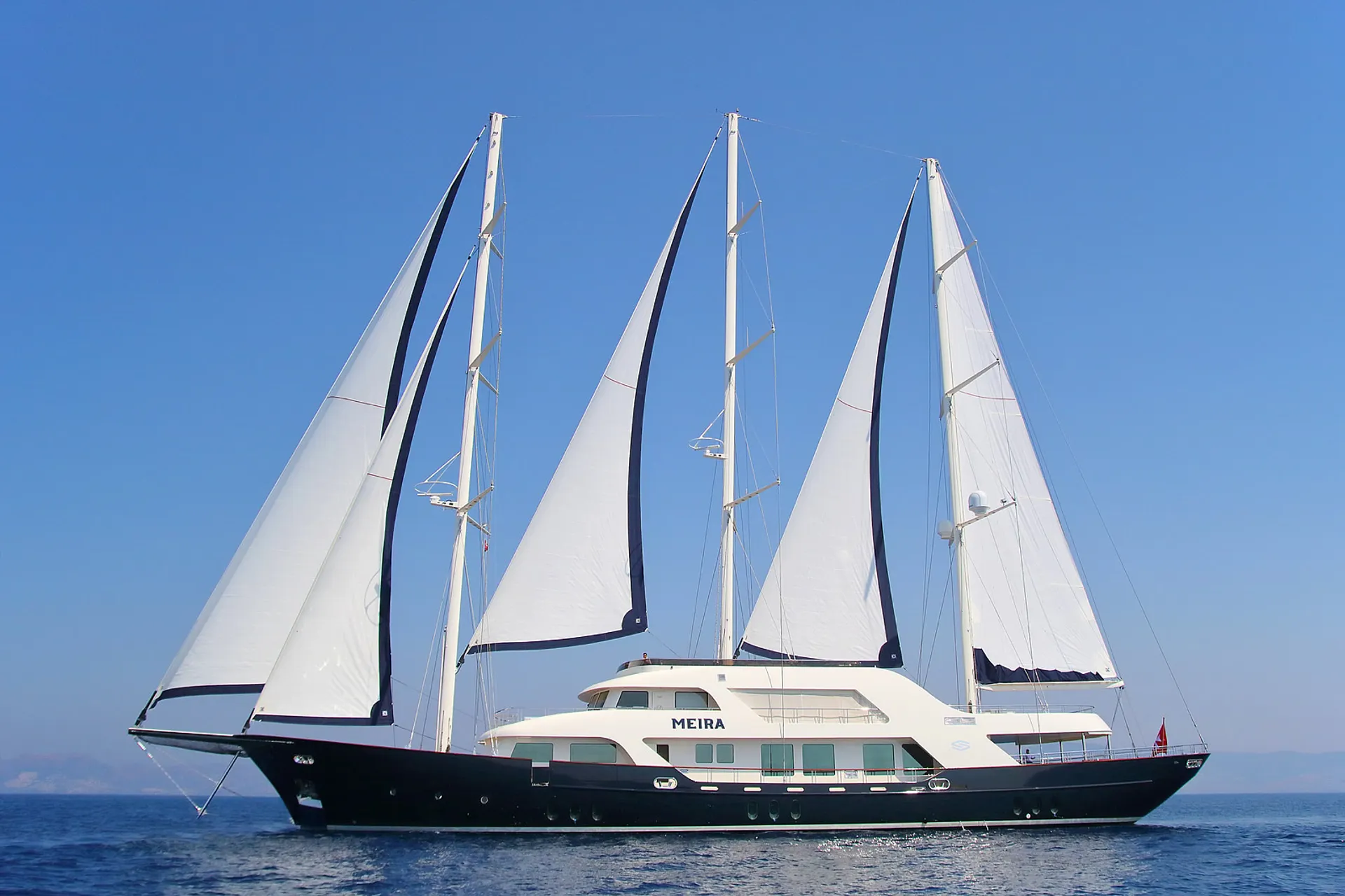 Meira yacht interior or exterior view