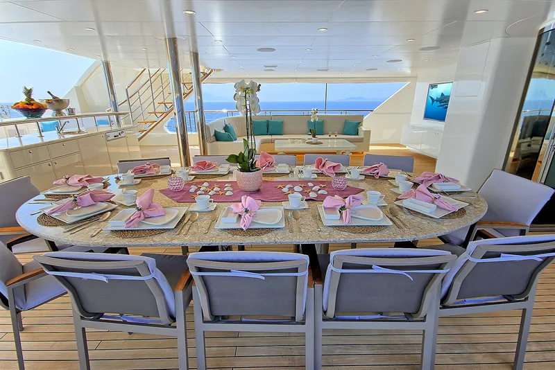 Meira yacht interior or exterior view