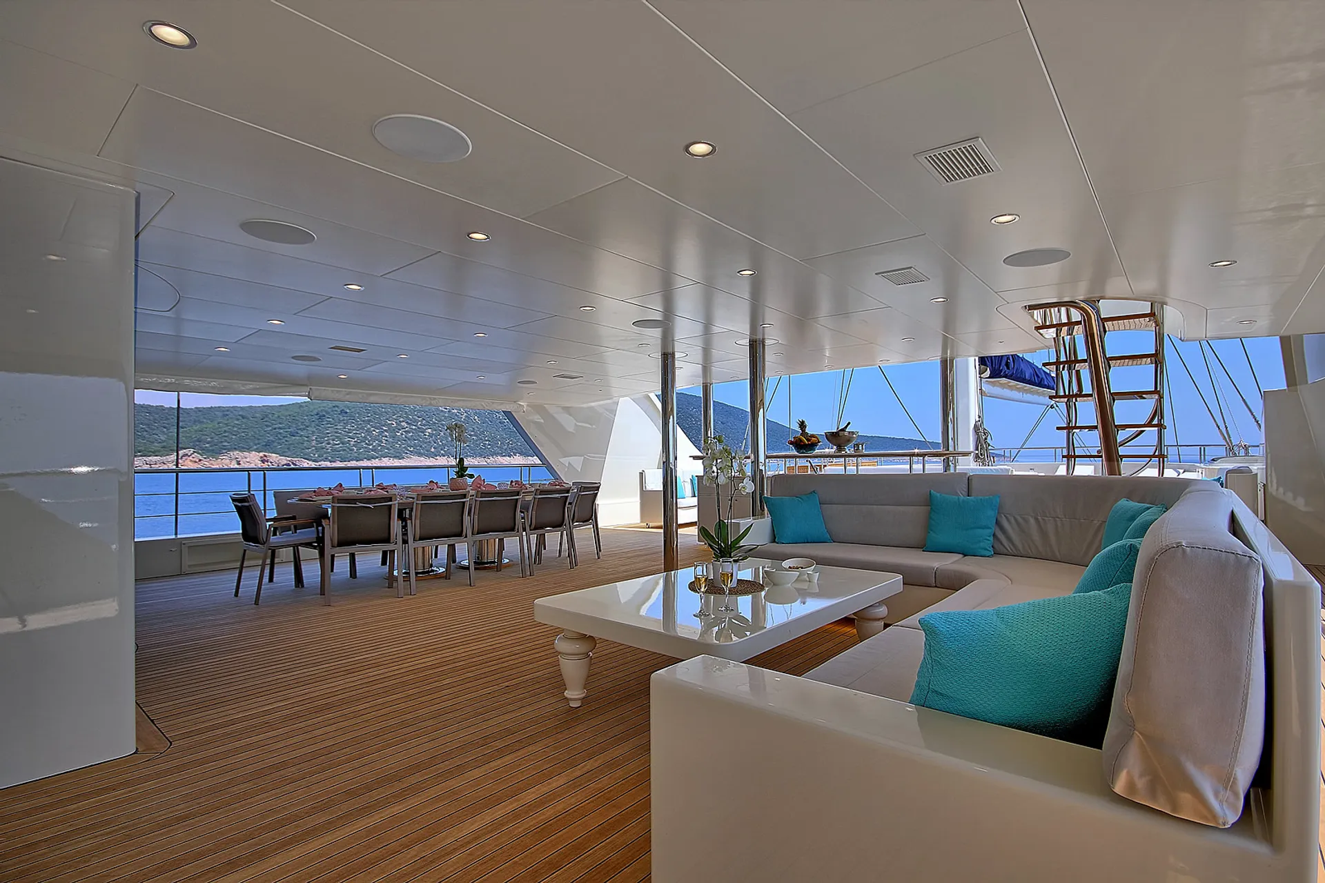 Meira yacht interior or exterior view