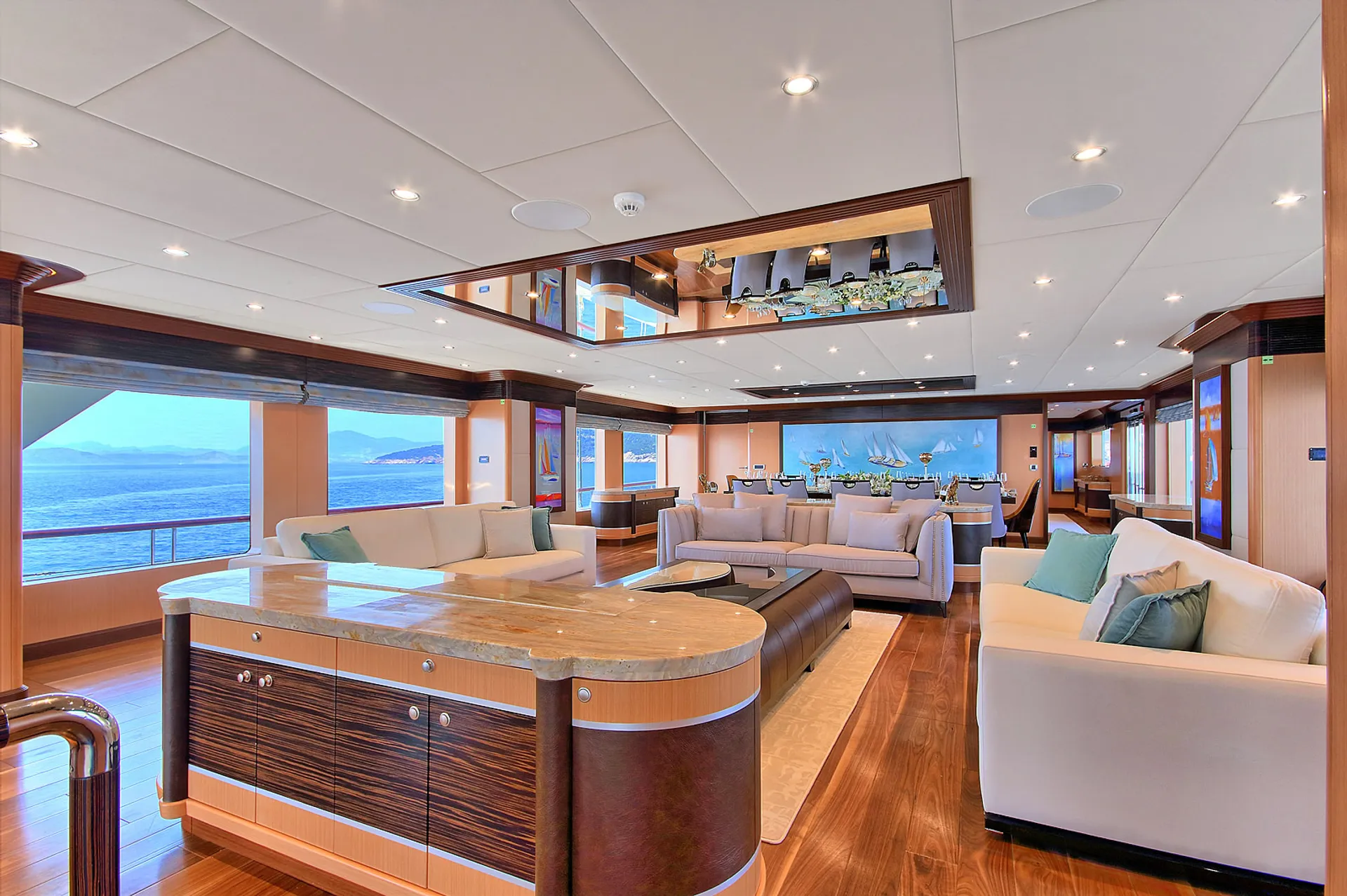 Meira yacht interior or exterior view