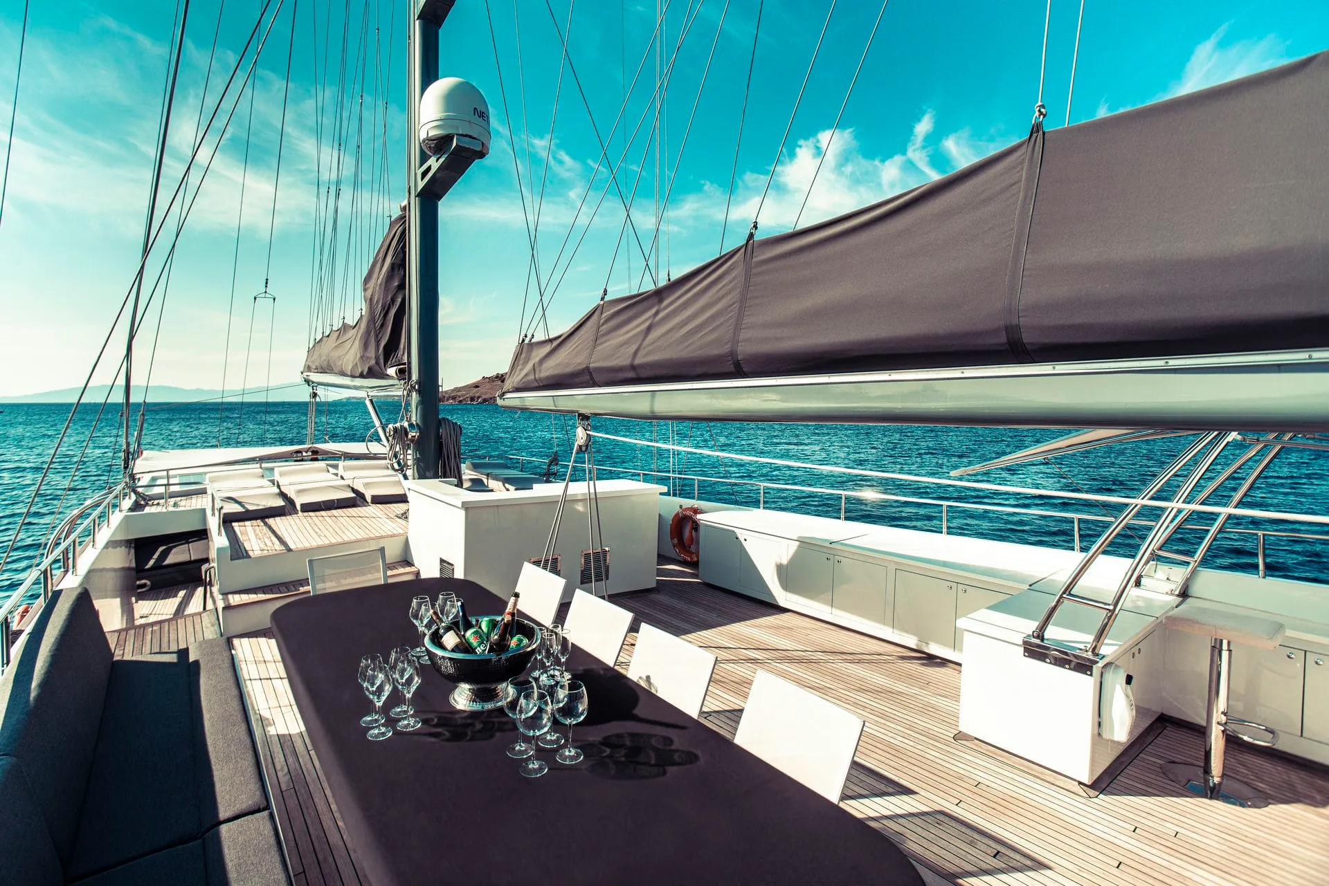 Virtuoso yacht interior or exterior view